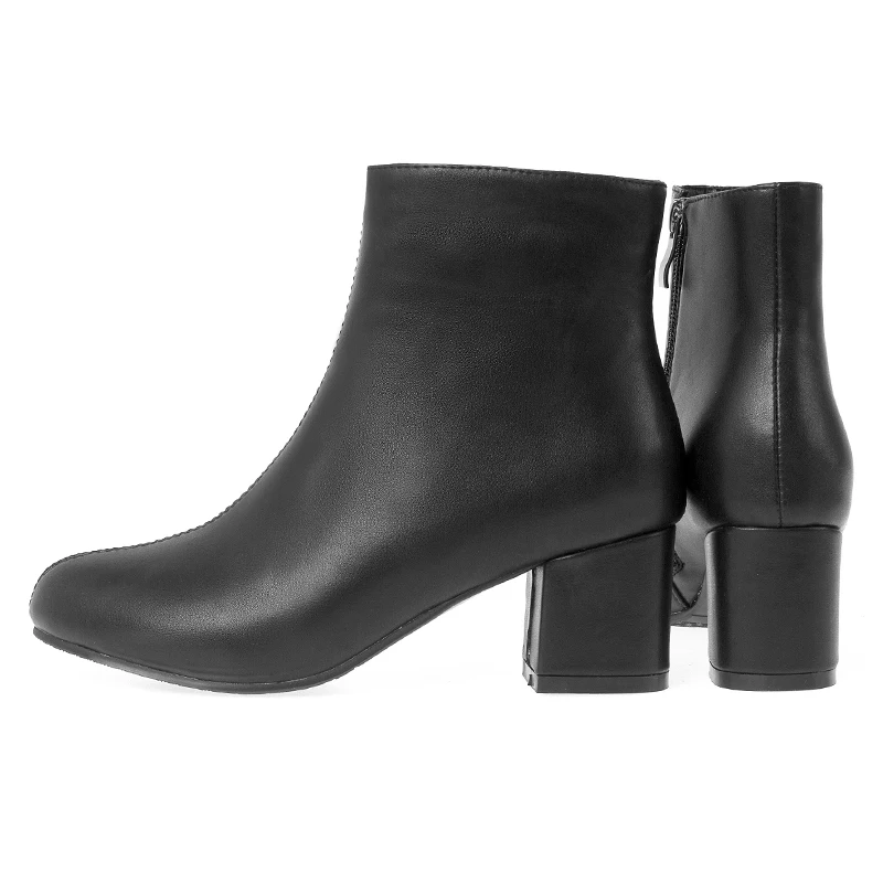 Женские ботильоны JK из искусственной кожи ботинки на высоком каблуке Дамская
