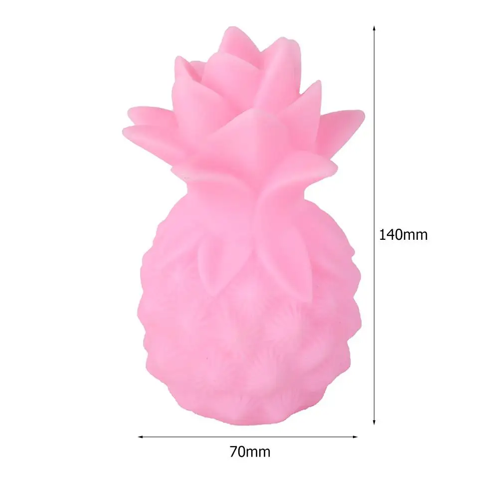 

Cartoon Pineapple LED Night Light Desk Lamp Vinyl Soft Light Strong Fall Resistance No Fever Children Bedroom Home Decor