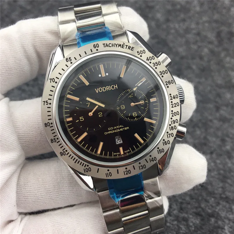

VODRICH2021 new high-quality black luxury and elegant automatic stainless steel mechanical AA watch