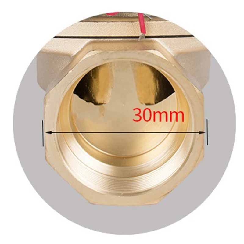 Латунь нормально открытый Соленоидный клапан DN25 под напряжением выключения