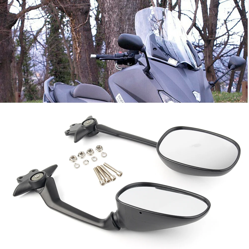 

Комплект боковых зеркал заднего вида для мотоциклов Yamaha T-MAX 530 TMAX530 2012 2013 2014 2015 2016 матовый черный
