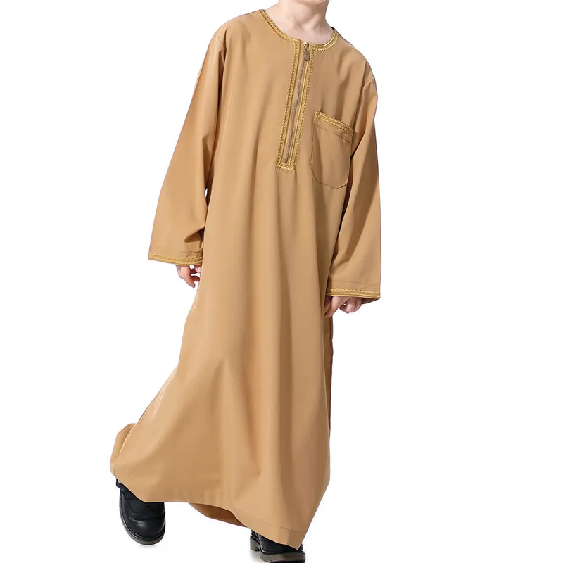 

Muslim Men Child Long Dress Robe for Men Enfant Boy Mens Clothes Muslim Men Comfortable and Breathable