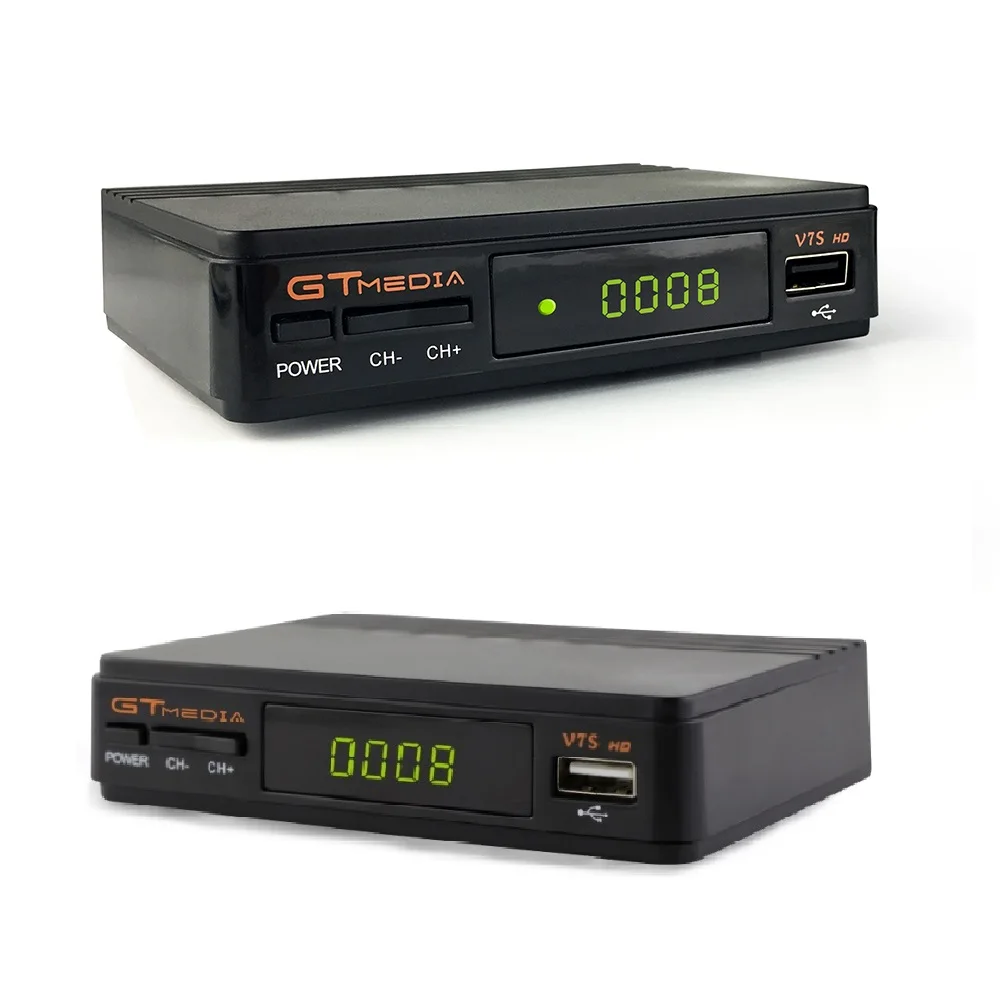 Спутниковый ресивер GTMEDIA V7S hdSpain 7 Cline CCcam sks iks DVB-S2 DVB-T2 спутниковый ТВ комбо рецептор спутниковый