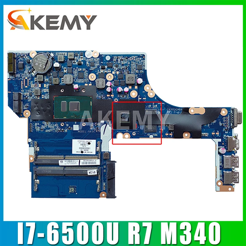 

855565-601 855565-001 For HP Probook 470 G3 450 G3 Laptop Motherboard DAX63CMB6C0 W/ SR2EZ I7-6500U R7 M340 2GB-GPU 100% Tested