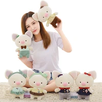 new best selling cartoon cute piggy plush toys fashion creative soft animal doll comfort doll children holiday birthday gift