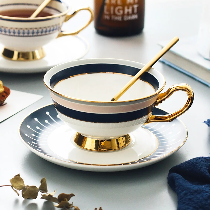 

Nordic Luxury Cup Handmade High Quality Ceramic Creative Eco Friendly Gold Reusable Cup Tazas De Cafe Kitchen Drinkware DB60BD