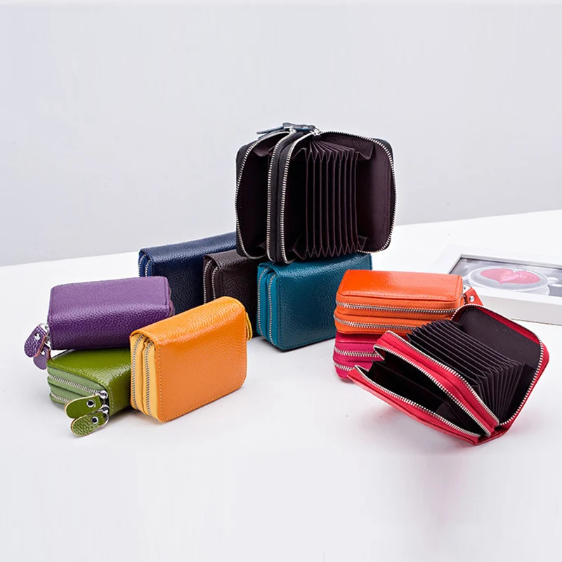 Мужские кошельки кошелек из натуральной кожи Женский Держатель для визиток мини