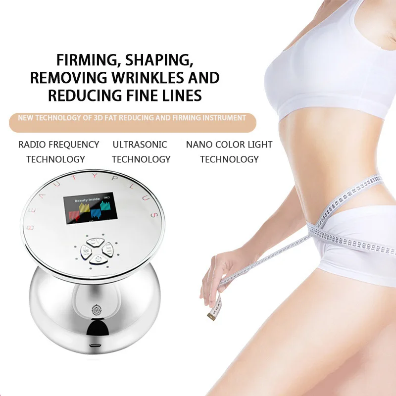 

Ultrasonic RF Massager Body Slimming Instrument Firming Skin Lift LED Light Photon Therapy Weight Loss Beauty Massager Machine