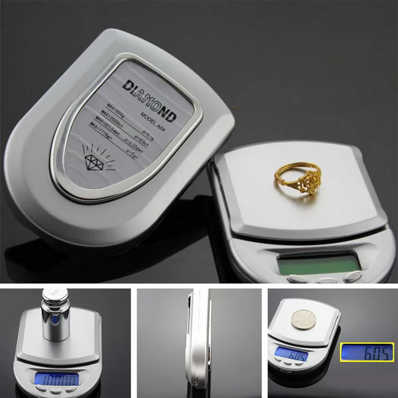 

Portable Digital Scale 100/200/500g 0.01/0.1g Mini Pocket Scale With Backlight Gram Weighing Balance Mini Electronic Scale
