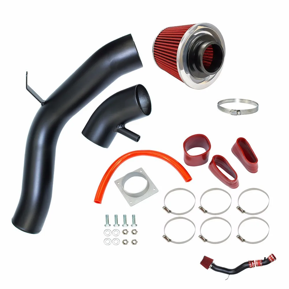 CNSPEED воздухозаборе Комплект гоночный автомобиль для Nissan 02-06 Altima/04-05 Maxima 3.5L V6 холодного воздуха с 3 ''дюйма воздушный фильтр