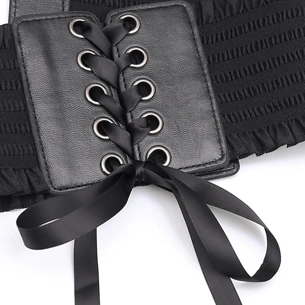 

Women Ladies Soft PU Leather Wrap Around Tie Casual Waistband Waist Wide Dress Belt