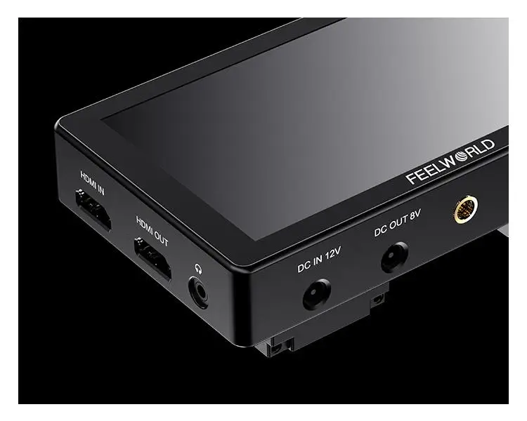 Монитор камеры Feelworld LUT5 5 дюйма 3000nit 4K HDMI совместимая панель IPS 3D LUT сенсорный экран