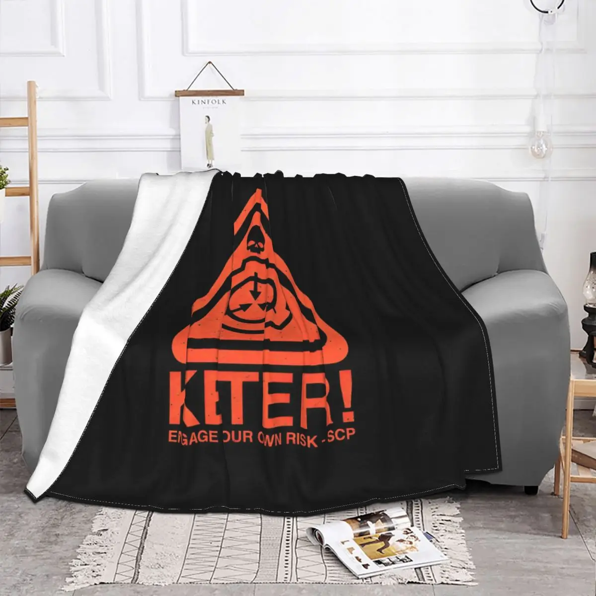 Ковер из ткани SCP Foundation для гостиной текстильное одеяло горячей кровати