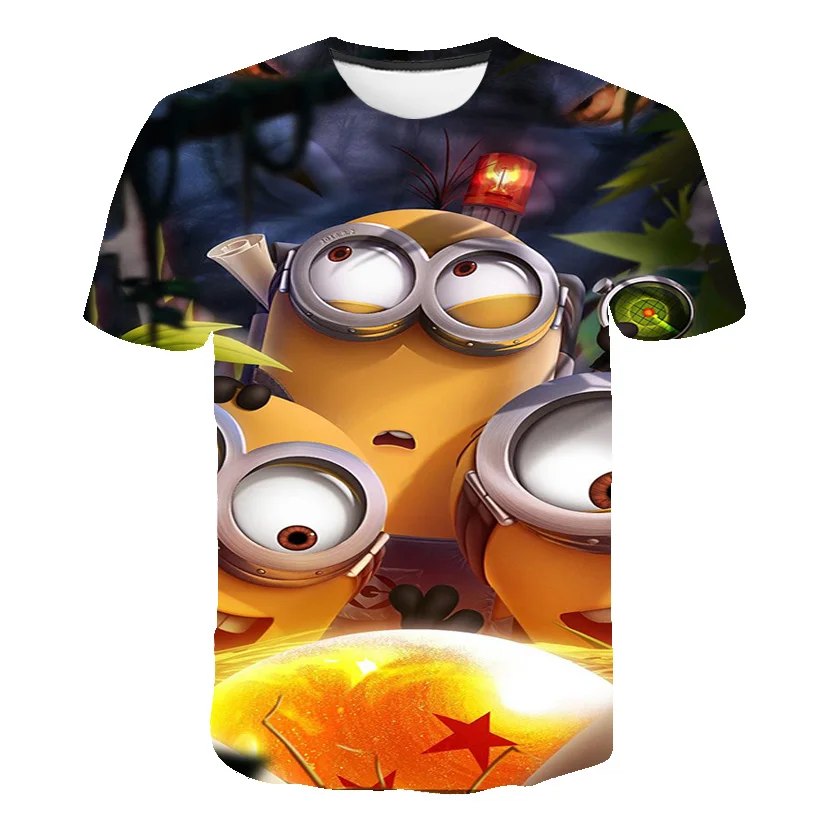 В 2019 году новые летние футболки с 3d принтом забавная Классическая желтая