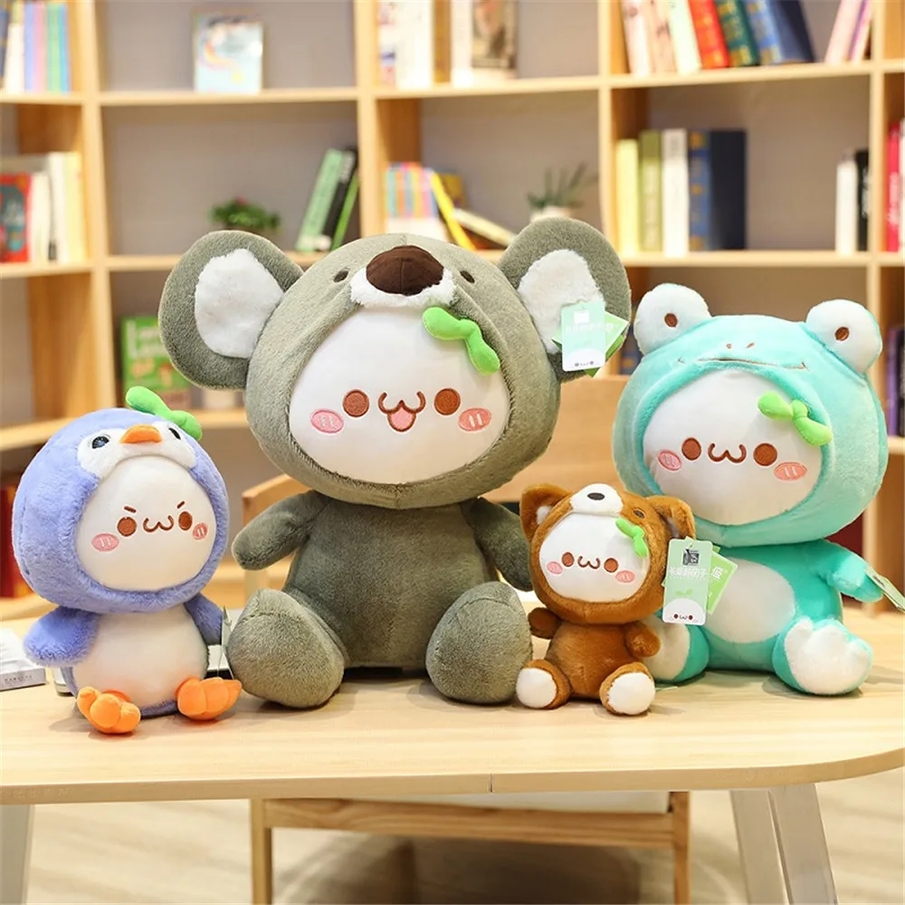 Креативный милый кролик коала Пингвин пельмени игрушки мягкие милые животные