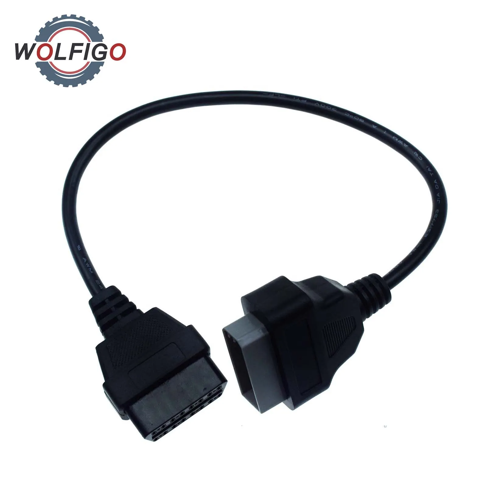 WOLFIGO 14 контактный Obd1 до 16 Pin Obd2 Соединительный Кабель адаптер конвертер кабель для