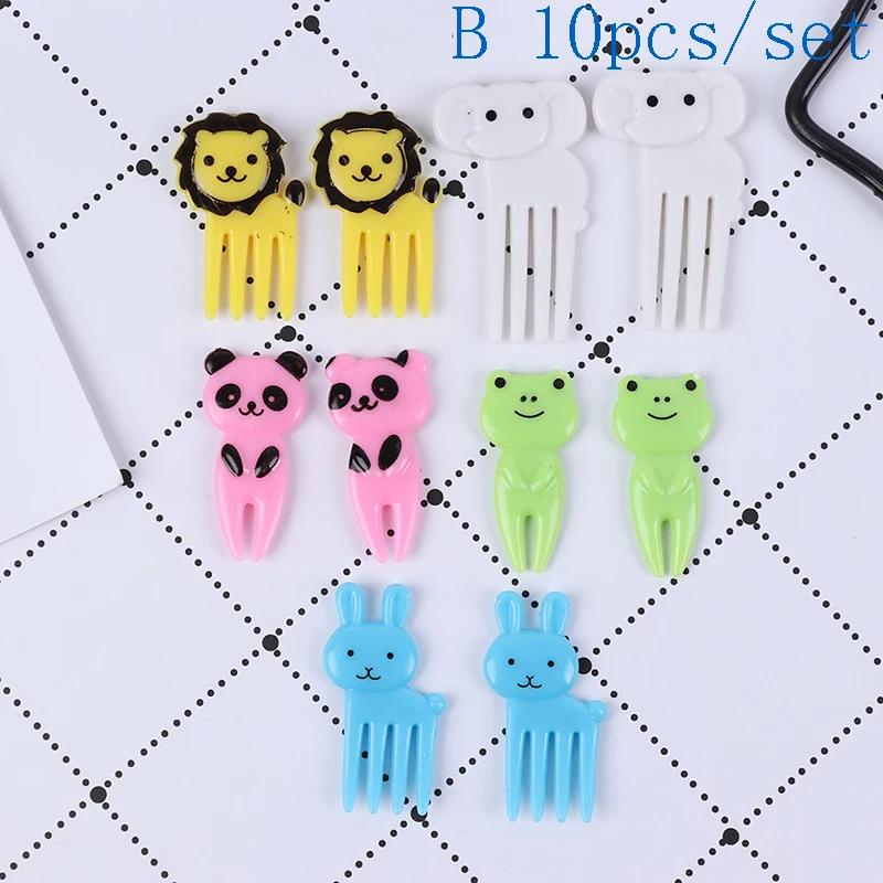 8/10 шт./компл. Мини мультфильм детей Снэк торт десерт еда Фрукты зубочистка