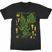 Absinthe/футболка с растительным принтом в виде ботанического сада