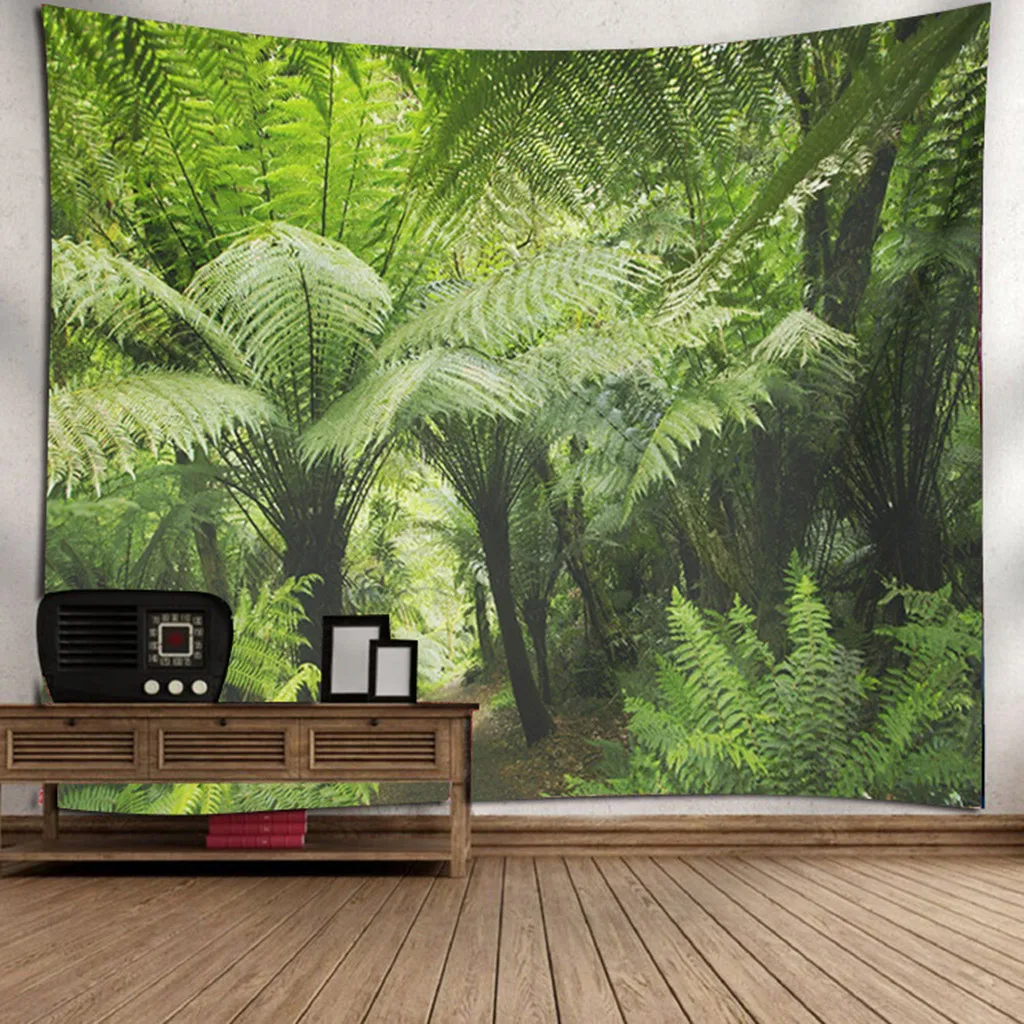 Гобелен Ouneed солнечный лес гобелен с пейзажем настенный подвесной натуральный