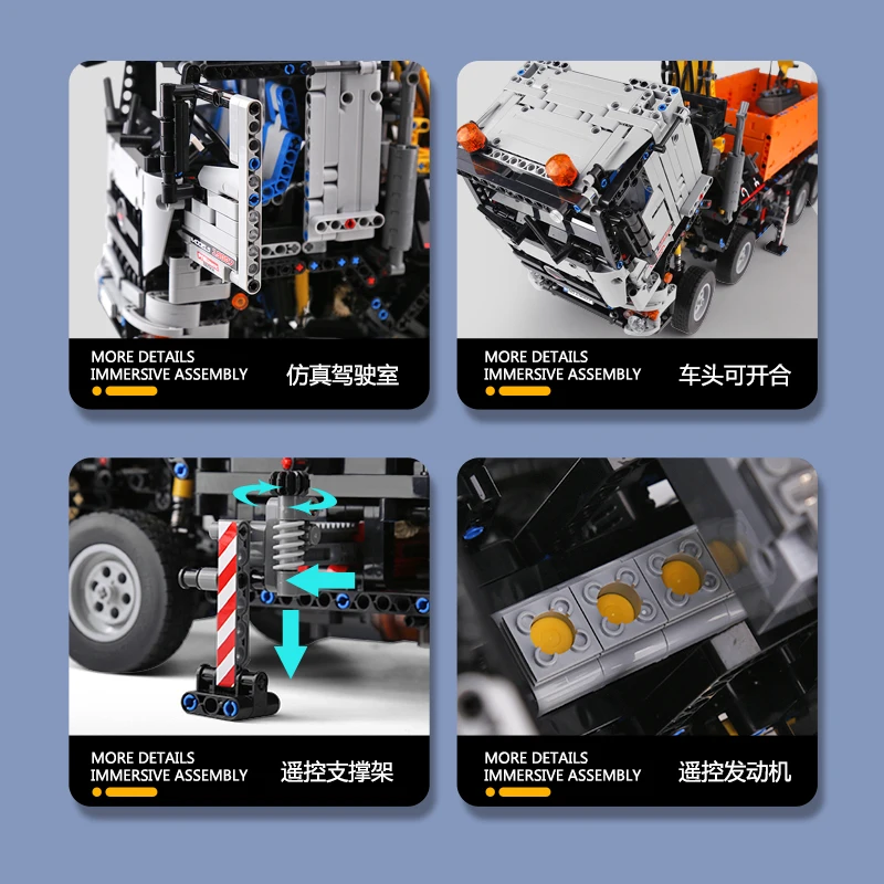 Форма King 19007 автомобильные игрушки Совместимые с 42043 Arocs 3245 внедорожник