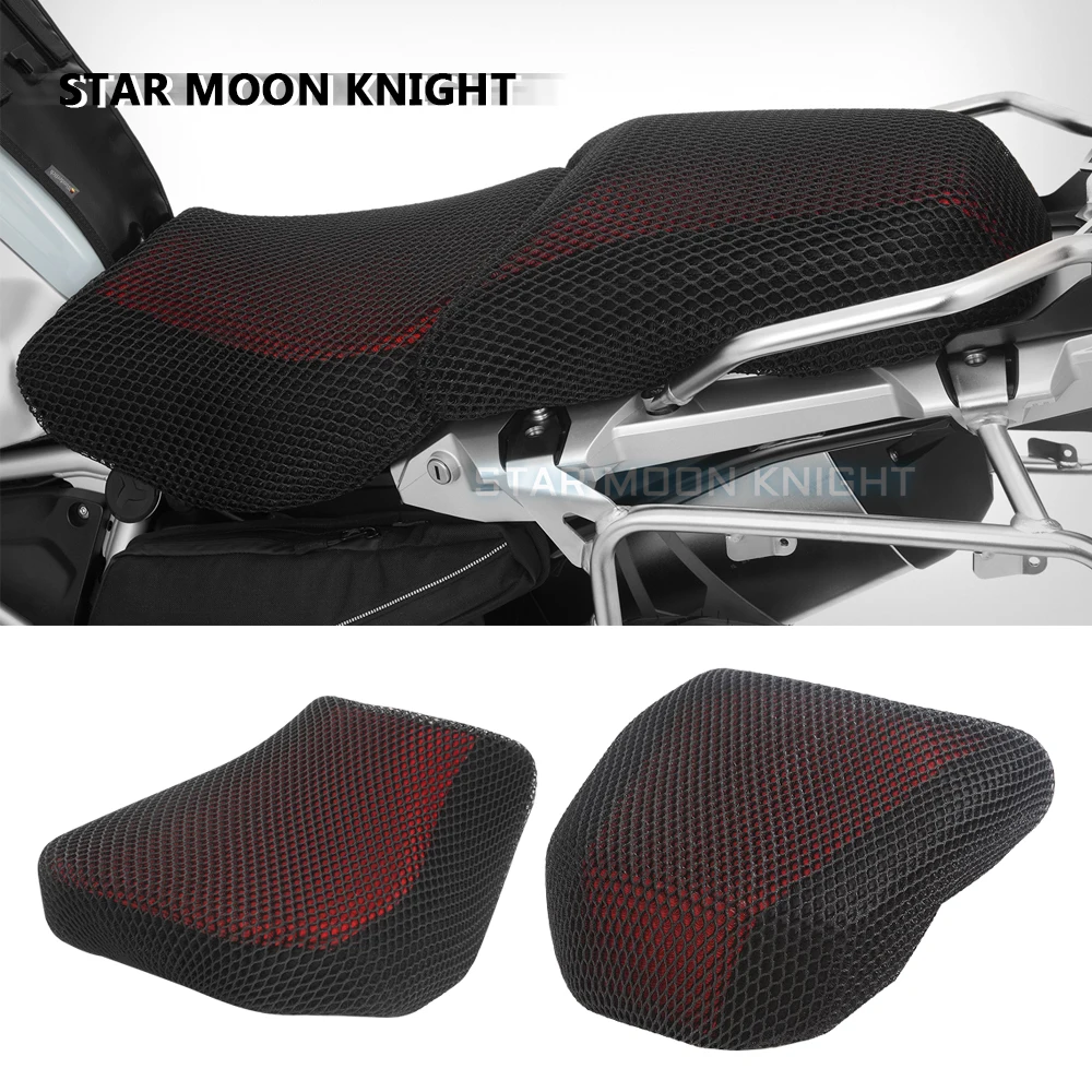 

Motorcycle Anti-Slip 3D Mesh Fabric Seat Cover Breathable Waterproof Cushion For BMW R1200GS R 1200 GS LC ADV Adventure R1250GS