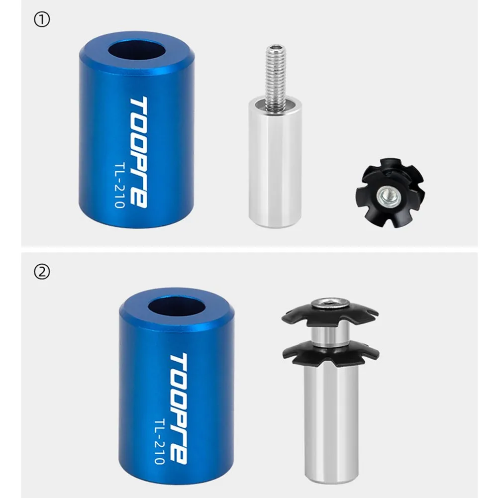 

1 Set Headset Star Nut Install Tool 1/8in/28.6mm 102g/Set Accessory Bicycle