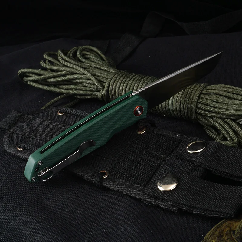 FREETIGER 2021 новый складной нож D2 Сталь G10 Материал самооборона выживание тактический