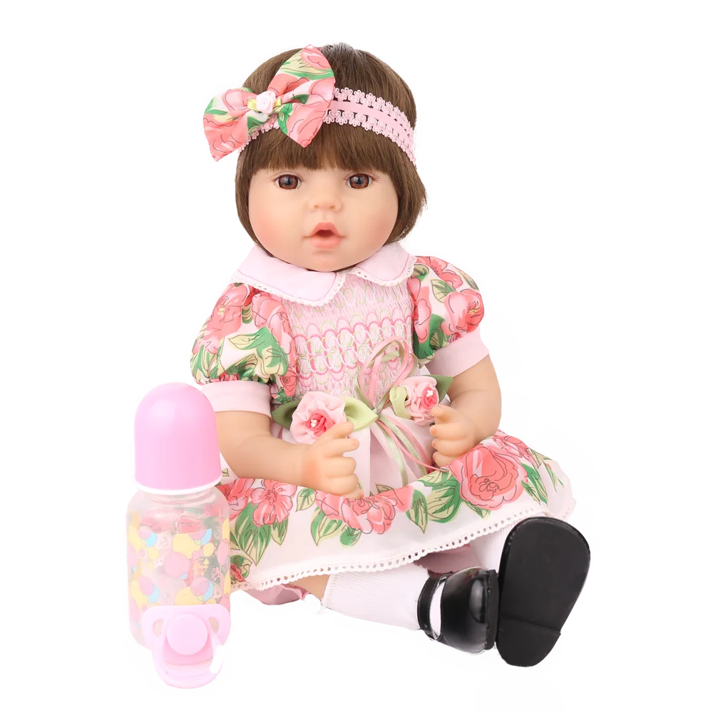 Кукла Reborn Baby 22 дюймов ткань тела силиконовый винил очаровательны реалистичные Bonecas девочка кукла Возрожденный силикон KAYDORA
