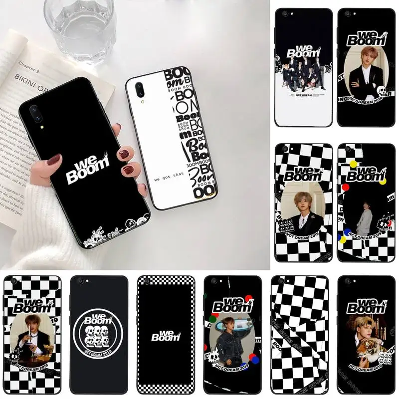 NCT DREAM We Boom черный мягкий чехол для телефона из ТПУ Vivo Y91c Y17 Y51 Y67 Y55 Y93 Y81S Y19 V17 vivo