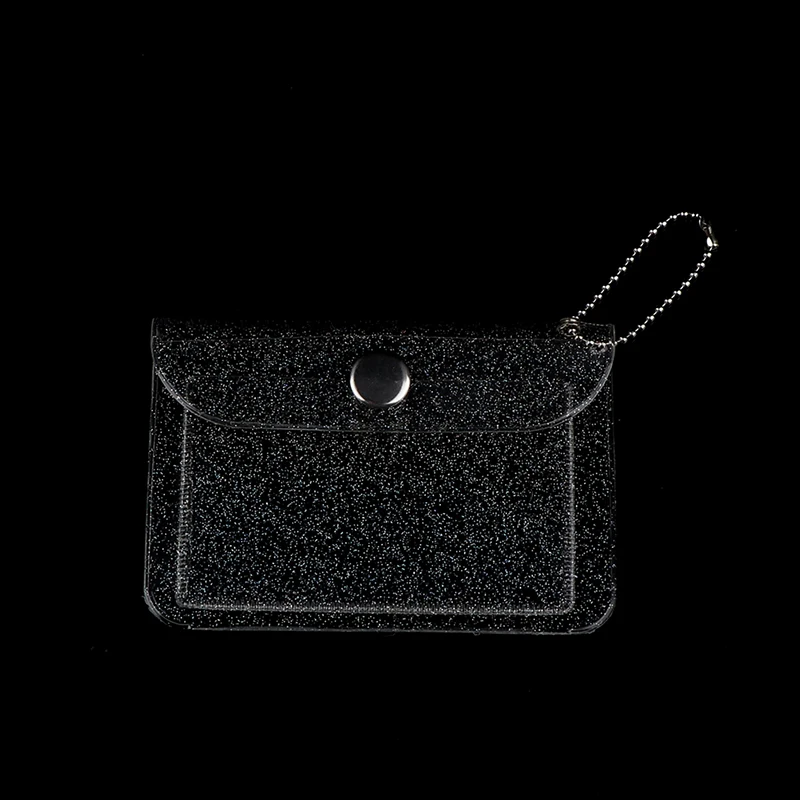 

Transparent Waterproof PVC Business Card Holder Mini Wallet Girls Coin Purse