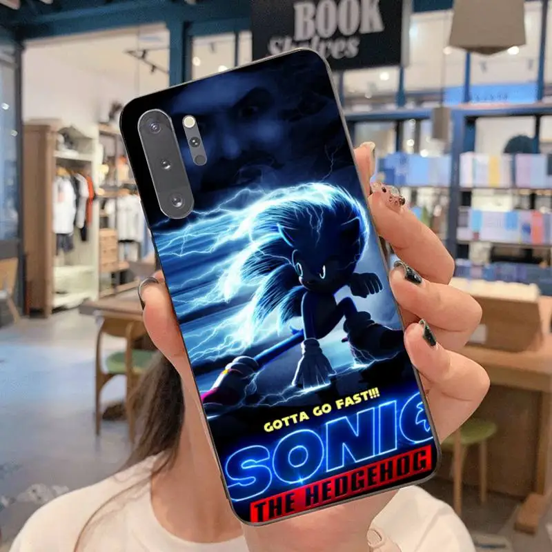 

KPUSAGRT Sonic the Hedgehog DIY phone Case cover Shell For Samsung Galaxy Note20 ultra 7 8 9 10 Plus lite J7 J8 Plus 2018 Prime