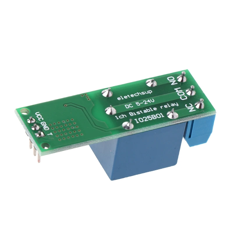 

6-24V Flip-Flop Latch Relay Bistable Self-locking Low Pulse Trigger Module