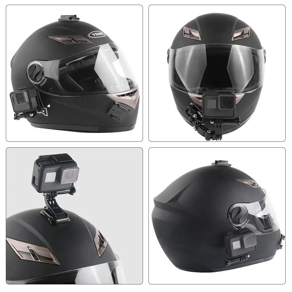 Подбородок на шлем для GoPro Hero 6 5 4 3 + 2 1 держатель мотоциклетного шлема аксессуары