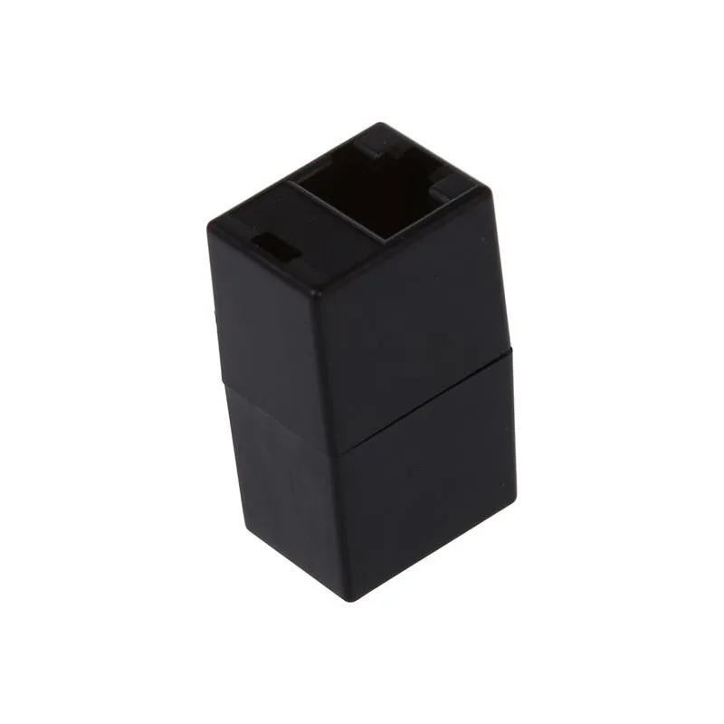 Plastic RJ45 8P8C Female To LAN Couplers - Black (Pack Of 10) | Обустройство дома