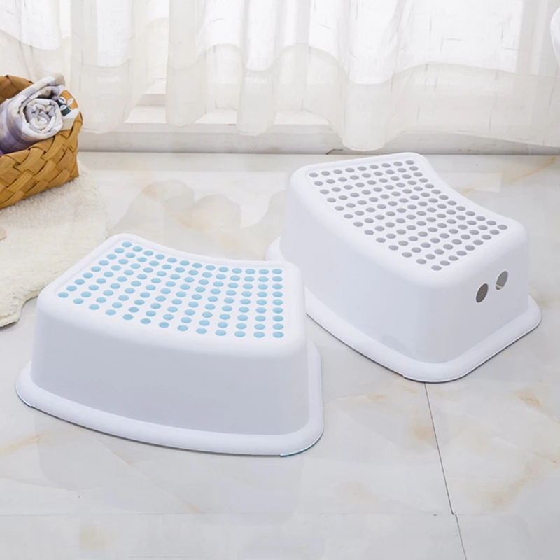 Пластиковый нескользящий стул детский Штабелируемый ступенчатый помощник в