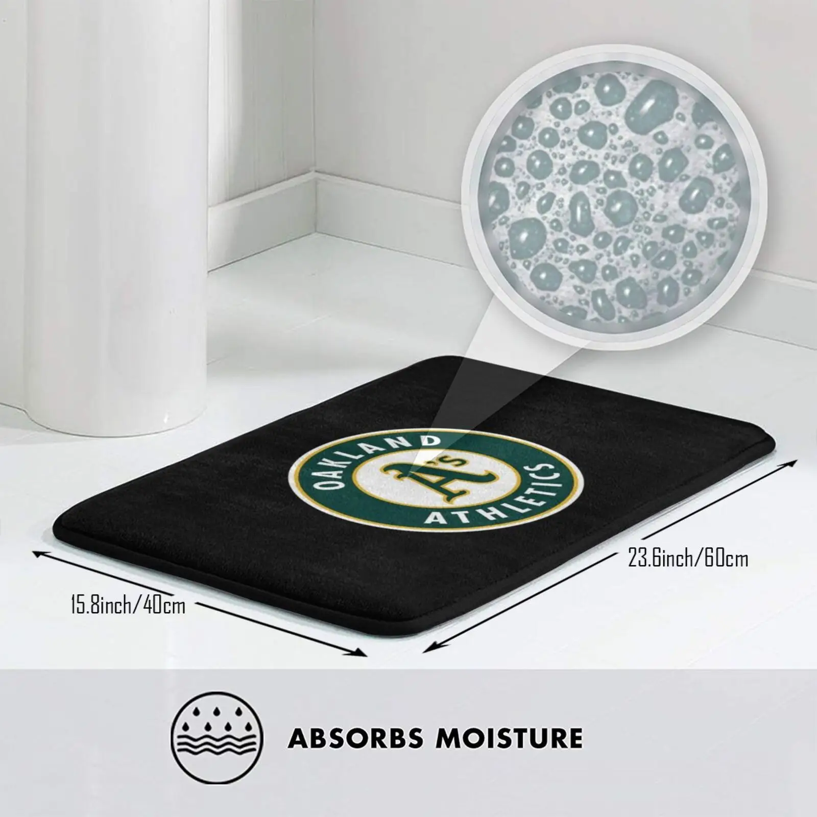 Легкая техника Оклендский коврик ковер Противоскользящий для входной двери в