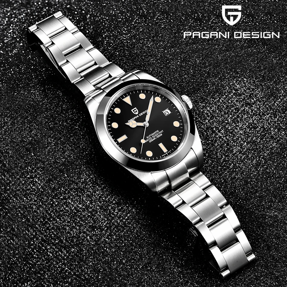 

Pagani Design Fashion sports Mechanical Watch Men‘s Luxury Stainless Steel 200M Waterproof Automatic Watch Man Relogio Masculino