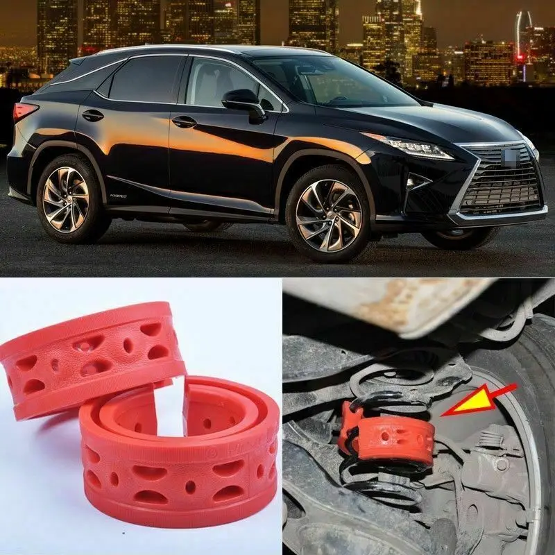 

2PC Rear Air Suspension Shock Bumper Spring Coil Cushion Buffer For LEXUS RX450H