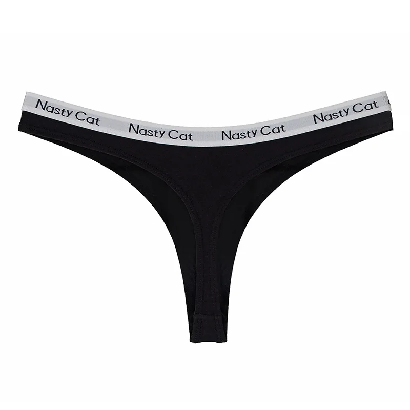 

Fitness Women Sexy Lingerie Letter Embroidery Low-waist Panties Thong No trace Breathable Underwear Female G String Intimates