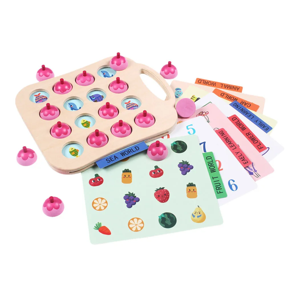 Детские развивающие игры интеллектуальная игра-головоломка Iq деревянная память
