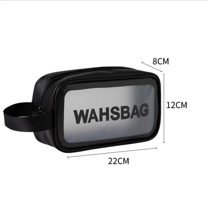 

S/M/L 3 Sizes Ladies Large Capacity Pu Frosted Waterproof Cosmetic Bag Convenient Travel Makeup Storage Bag Female Wash Bag