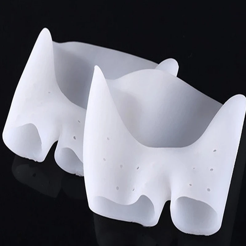 

1 Pair Silicone Toe Sleeve Foot Protection Ballet High Heels Hallux Valgus Gel Protective Protector Care Tool Massge Toe Pad