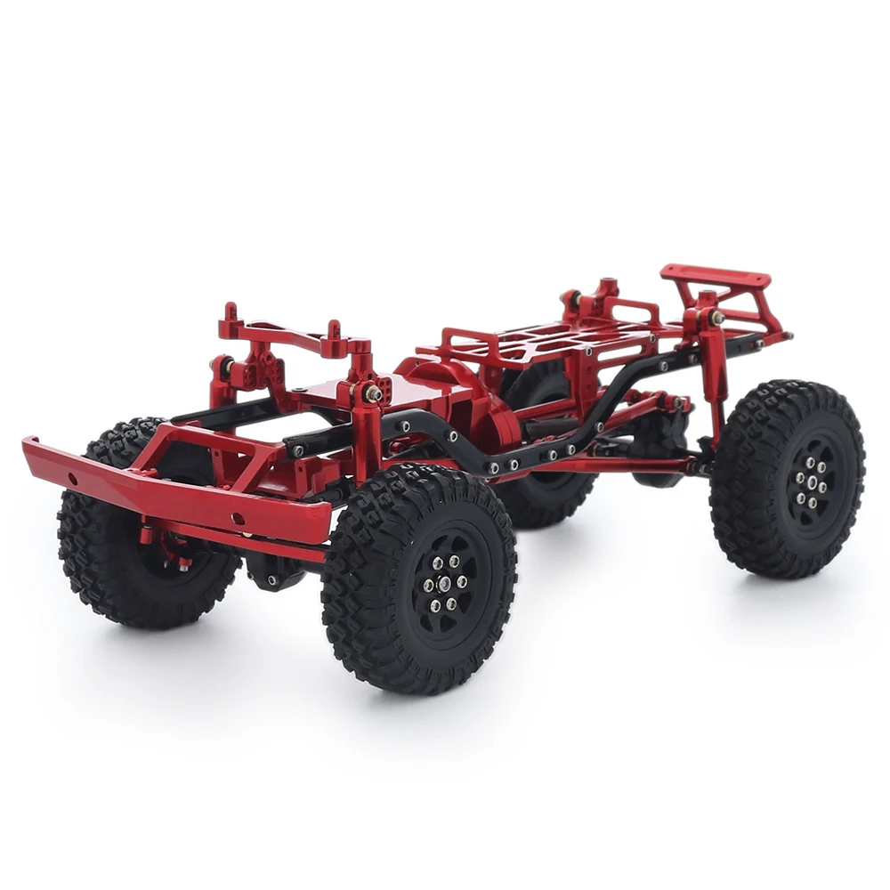 

Alloy Wheel Hex Skid Plate Axle Housing Steering Link Chassis Kit Set for 1/24 RC Crawler Axial SCX24 90081 C10 Upgrade Parts