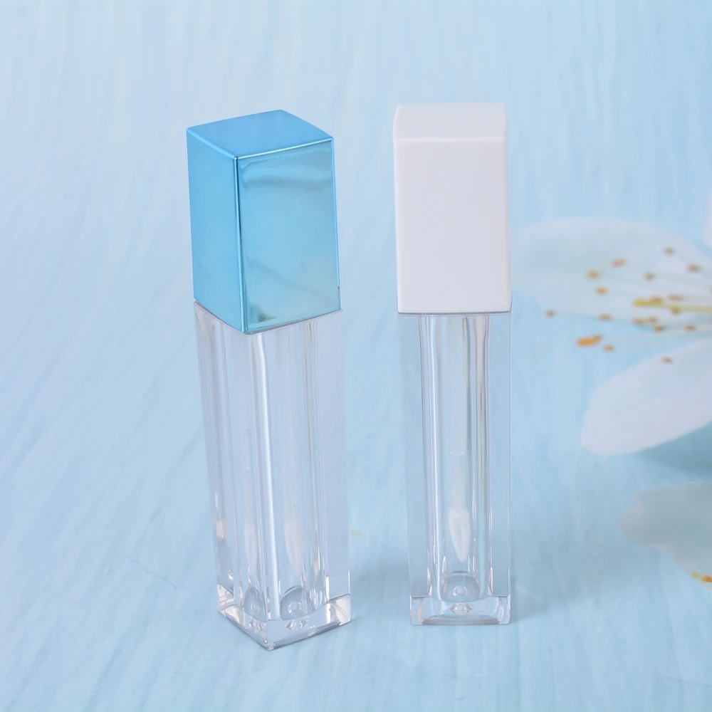 1 шт. 5 мл квадратная сине-белые Жидкий тональный крем с минералами пустой блеск