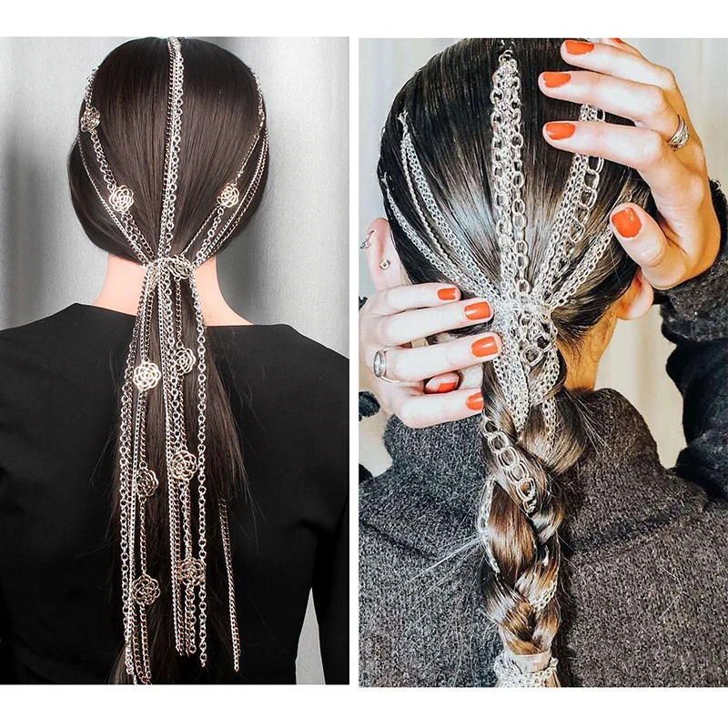 Многослойный кулон с полым цветком аксессуары для волос ювелирные изделия