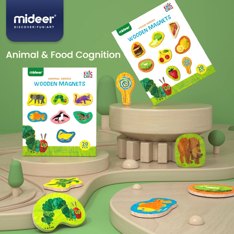 Детский Развивающий Пазл Mideer креативный познавательный голодный магнитный