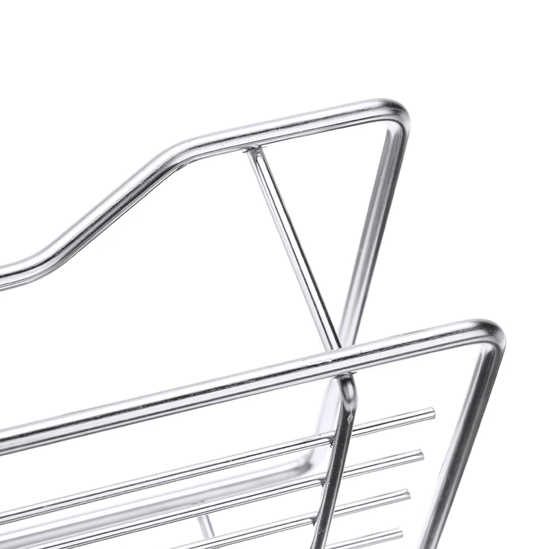 

Bathroom Shelf Storage Rack Stainless Steel Punch-Free Firm Shower Kitchen Fitted Wall Storage Organizer Rack