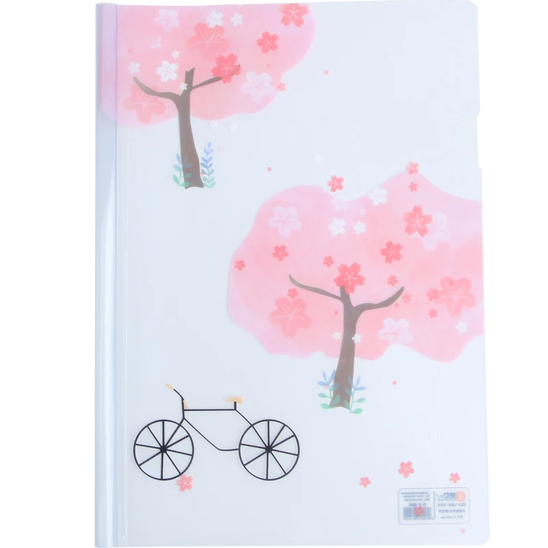 

Cute Transparent Filing Products Report Cover Spine Bar A4 Use Insert File Folder Bag Storage Trolley Document Clip Stationery