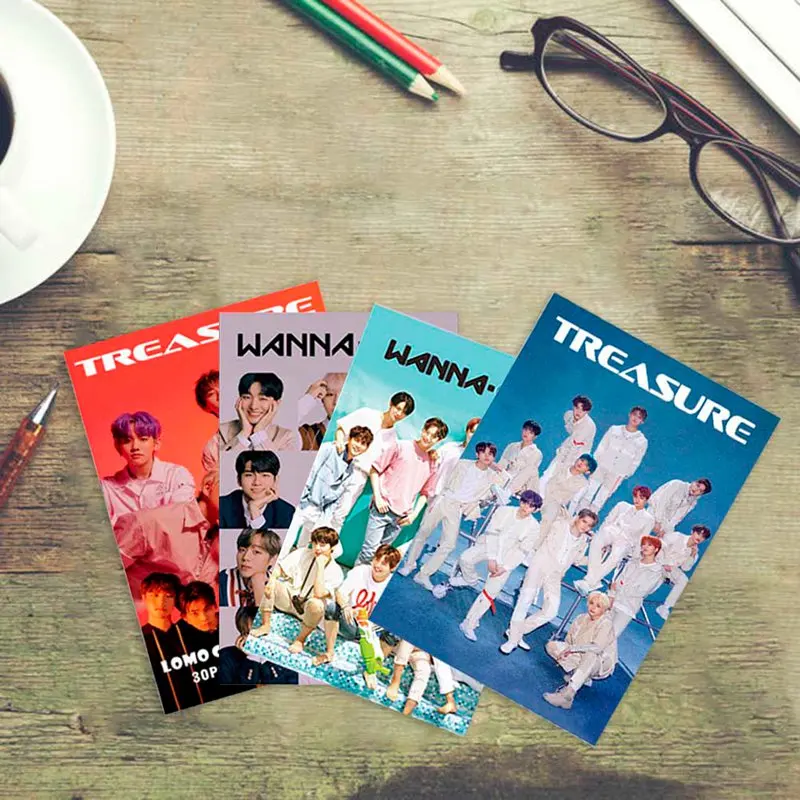 30 шт./компл. Kpop Treasure Two ITZY ASTRO MOMOLAND SEVENTEEN LOMO Cards высокое качество фото Фотокарта