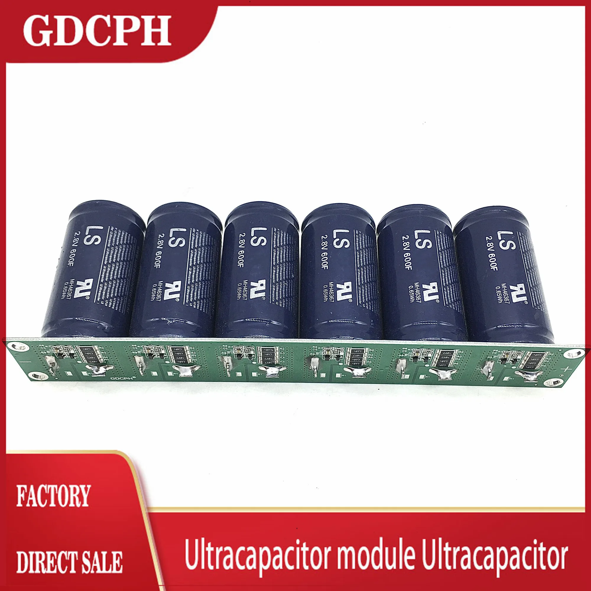 Farra Capacitor Auto rectifier 2.8V600F 72*35mm Flat pin Supercapacitor 16V100F Large capacity module 16V83F | Электронные